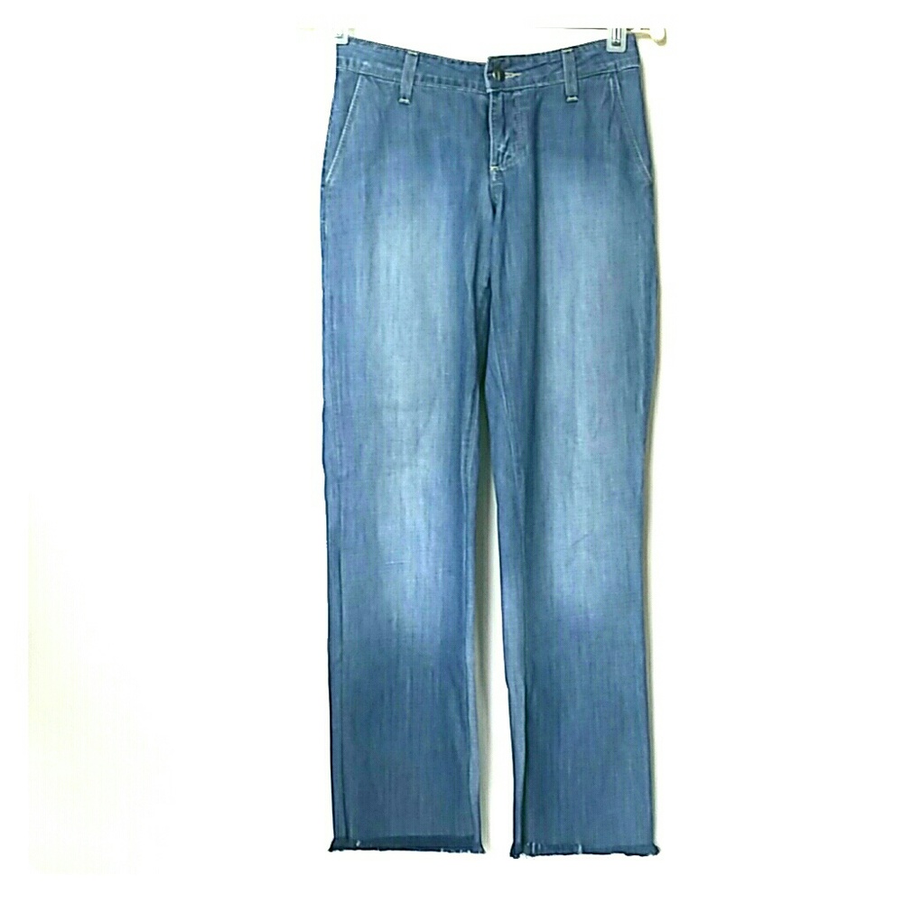 Paige Women's Bentley Light Blue Straight Jeans